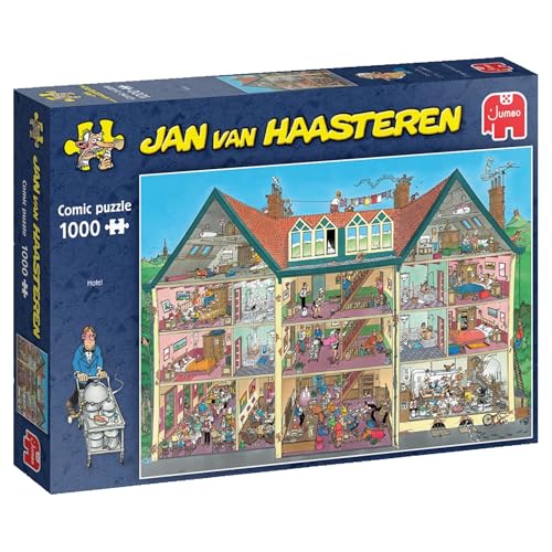 Jumbo Spiele 1119801832 Jan Van Haasteren Hotel 1000 Teile Puzzle von Jumbo