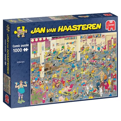 Jumbo Spiele 1119801836 Jan Van Haasteren at The Gym 1000 Teile Puzzle von Jumbo