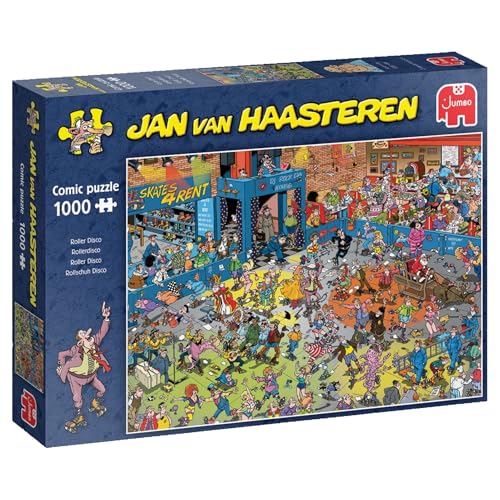 Jumbo Spiele 1119801837 Jan Van Haasteren Roller Disco 1000 Teile Puzzle von Jumbo