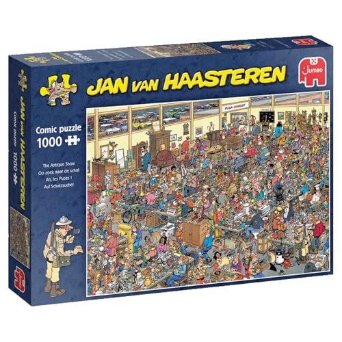 Jumbo Spiele 1119801839 Jan Van Haasteren The Antique Show 1000 Teile Puzzle von Jumbo