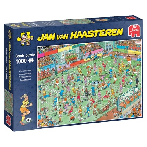 Jumbo Spiele 1119801840 Jan Van Haasteren Women's Soccer 1000 Teile Puzzle von Jumbo