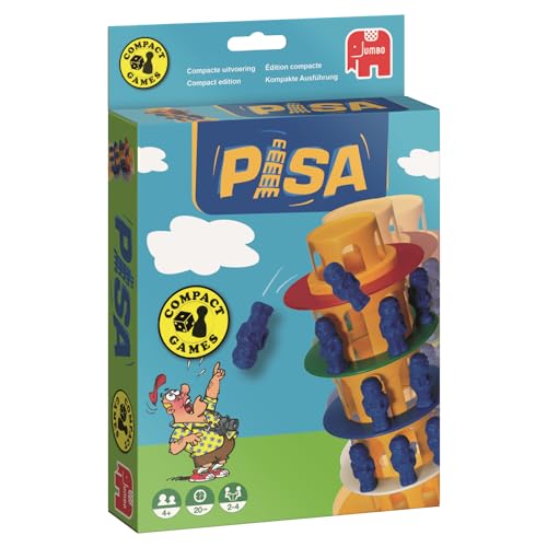 Jumbo Spiele 12679 - Travel Pisa, Kompaktspiel, farbig, Balancespiel, ab 4 Jahre Jumbo Spiele 12679 - Travel Pisa, Kompaktspiel, farbig, Balancespiel, ab 4 Jahre von Jumbo