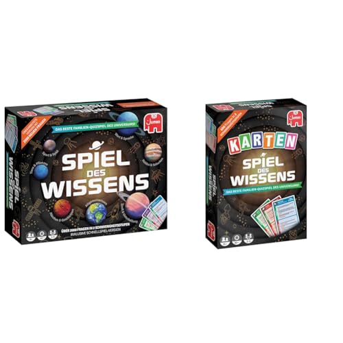 Jumbo Spiele GmbH JUM19907 Spiel des Wissens *Neu* 2-6 Spieler & 19949 Spiel des Wissens Neu Kartenspiel, Multicolour von Jumbo