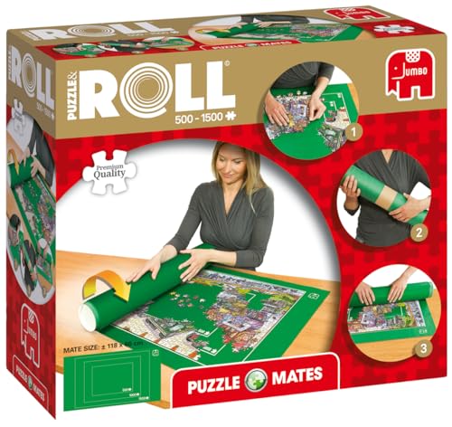 Jumbo Spiele “Puzzle & Roll” - Puzzlematte zum Ausrollen für bis zu 1500 Teile Puzzlezubehör Jumbo Spiele “Puzzle & Roll” - Puzzlematte zum Ausrollen für bis zu 1500 Teile Puzzlezubehör von Jumbo