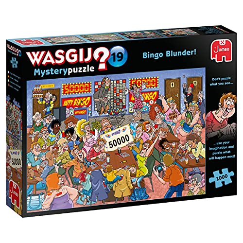 Jumbo Spiele Wasgij Mystery 19 Bingo-Betrug - Puzzle 1000 Teile von Jumbo