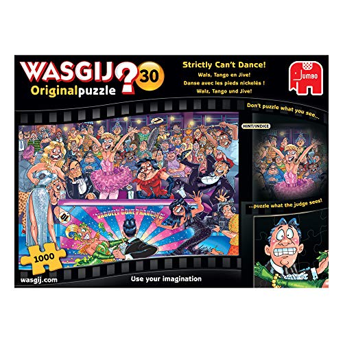 Jumbo Spiele Wasgij Puzzle 1000 Teile Original 30 - Walzer, Tango und Jive! – ab 10 Jahren - Rätsel Puzzle von Jumbo