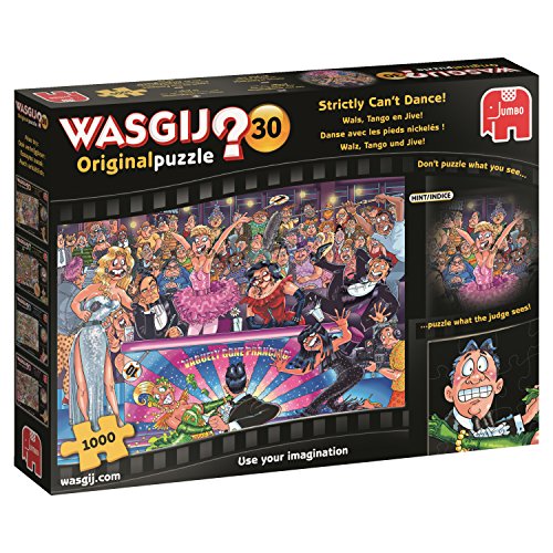 Jumbo Spiele Wasgij Puzzle 1000 Teile Original 30 - Walzer, Tango und Jive! – ab 10 Jahren - Rätsel Puzzle von Jumbo