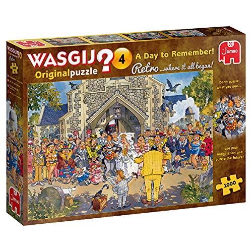 Jumbo Spiele Wasgij Retro Original 4 Ein Tag zum erinnern - Puzzle 1000 Teile von Jumbo