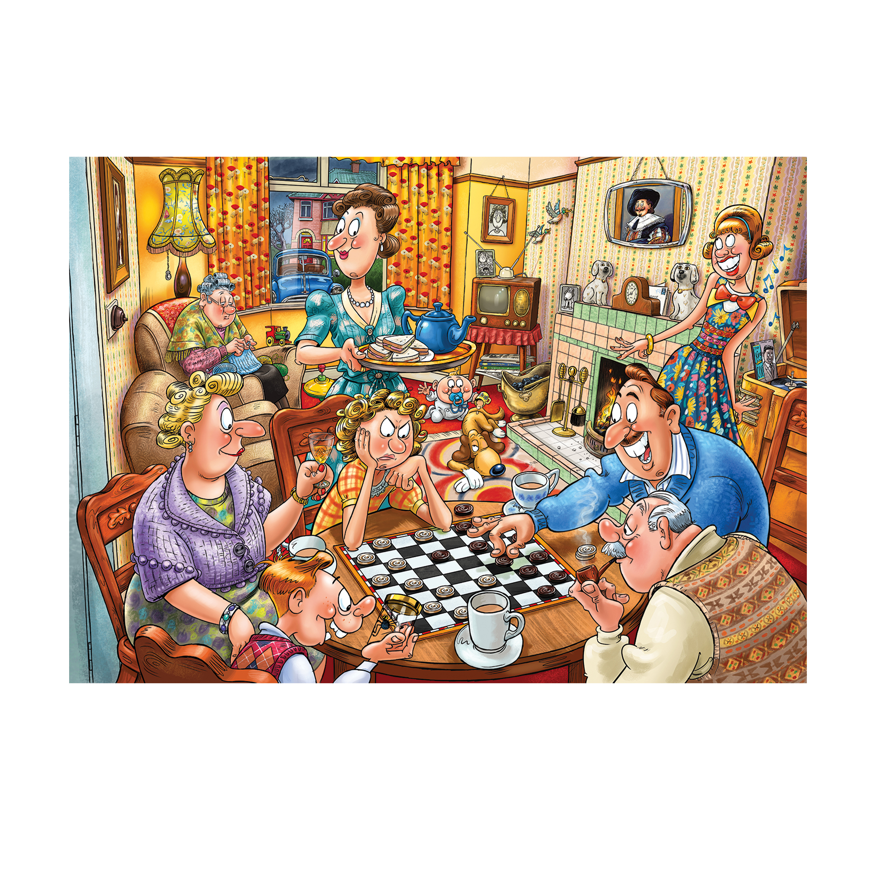 Jumbo Wasgij Destiny 25 - Spieleabend! 1000 Teile Puzzle Jumbo-00594 Jumbo Wasgij Destiny 25 - Spieleabend! 1000 Teile Puzzle Jumbo-00594 von Jumbo