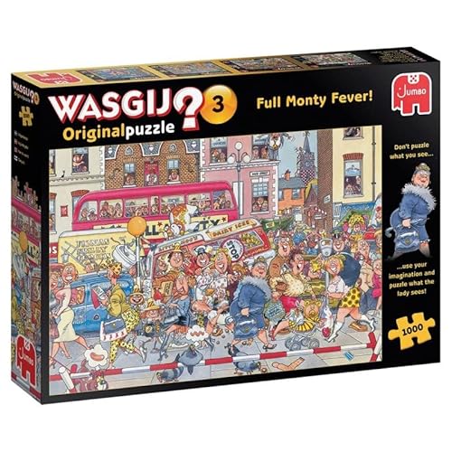 Jumbo Wasgij Orginal - Full Monty Fever #3, 1000 Stück (81923) von Jumbo