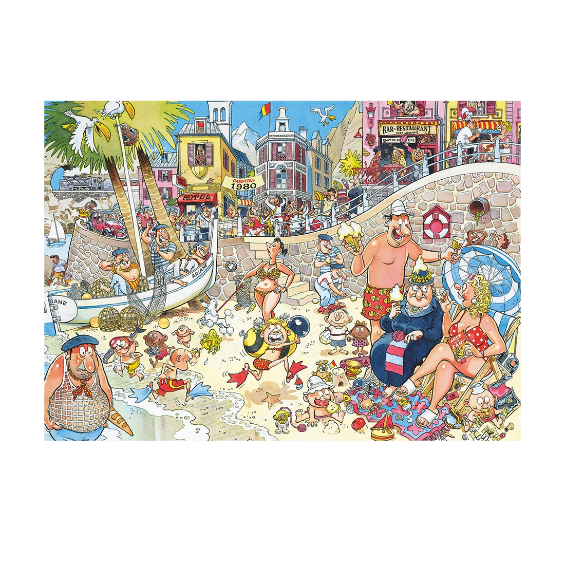 Jumbo Wasgij Retro Destiny 8 - Hochsaison 1000 Teile Puzzle Jumbo-00329 Jumbo Wasgij Retro Destiny 8 - Hochsaison 1000 Teile Puzzle Jumbo-00329 von Jumbo