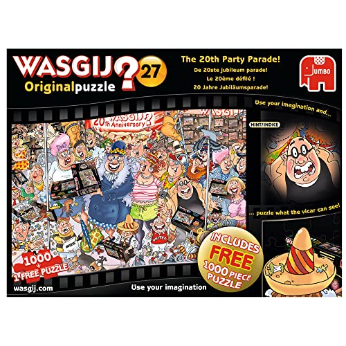 Wasgij 19151 Original 27 The 20th Party Parade Puzzle (2 x 1000 Teile) (englische Version) von Jumbo