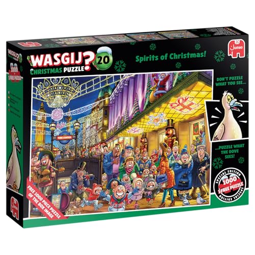 Wasgij Christmas 20 - Die Geister der Weihnacht! - 2x1000 Teile Puzzle Wasgij Christmas 20 - Die Geister der Weihnacht! - 2x1000 Teile Puzzle von Jumbo