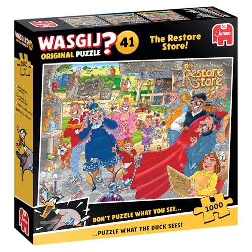 Wasgij Original 41 – Komplette Restaurierung – The Restore Store! – Puzzle für Erwachsene – lustiges Puzzle – 100% recycelter Karton – 1000 Teile Jumbo von Jumbo