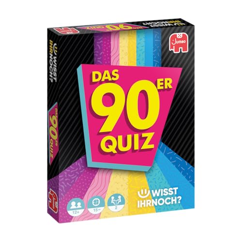 Wisst Ihr Noch? Das 90er Quiz – Nostalgisches Fragespiel mit 200 Fragen zu Musik, TV & Kult der Achtziger, 2 Spieler, geeignet ab 12 Jahren Wisst Ihr Noch? Das 90er Quiz – Nostalgisches Fragespiel mit 200 Fragen zu Musik, TV & Kult der Achtziger, 2 Spieler, geeignet ab 12 Jahren von Jumbo