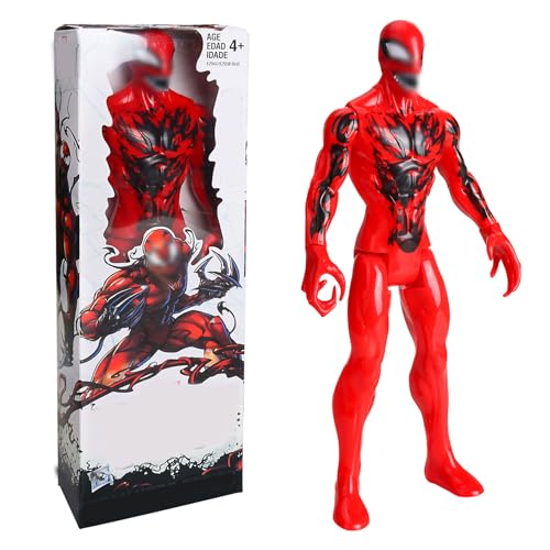 JunMallko Carnage Figur, Venom Titan Hero Serie Carnage, Carnage Figur, Legends Carnage Action Figur 30 cm Großes Spielzeug für Kinder ab 4 Jahren Geburtstagsgeschenk (Carnage) von JunMallko