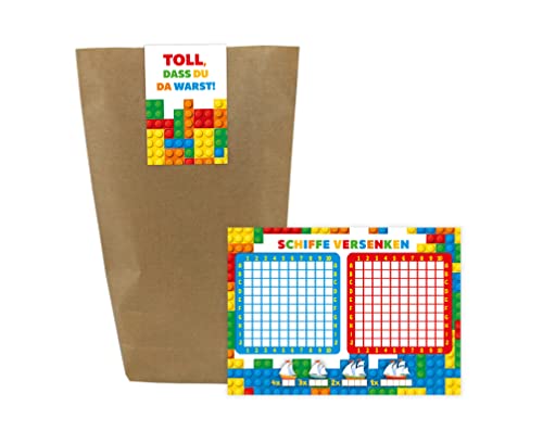 6 Schiffe versenken + 6 Geschenktüten + 6 Aufkleber Bausteine Bauklötze Mitgebsel Kindergeburtstag Junge Gastgeschenke für Jungsgeburtstag 6 Schiffe versenken + 6 Geschenktüten + 6 Aufkleber Bausteine Bauklötze Mitgebsel Kindergeburtstag Junge Gastgeschenke für Jungsgeburtstag von Junaversum