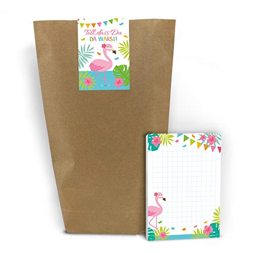 Junaversum 8 Notizblöcke + 8 Geschenktüten + 8 Aufkleber Flamingo Mitgebsel Gastgeschenk beim Geburtstag Kindergeburtstag Hochzeit Taufe Junaversum 8 Notizblöcke + 8 Geschenktüten + 8 Aufkleber Flamingo Mitgebsel Gastgeschenk beim Geburtstag Kindergeburtstag Hochzeit Taufe von Junaversum