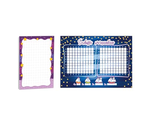 Junaversum Mitgebsel 10 Notizblöcke + 10 Schiffe versenken Lesenacht Piyama Party Kindergeburtstag Mädchen Jungen Gastgeschenke für Kinder Mädchengeburtstag Junaversum Mitgebsel 10 Notizblöcke + 10 Schiffe versenken Lesenacht Piyama Party Kindergeburtstag Mädchen Jungen Gastgeschenke für Kinder Mädchengeburtstag von Junaversum