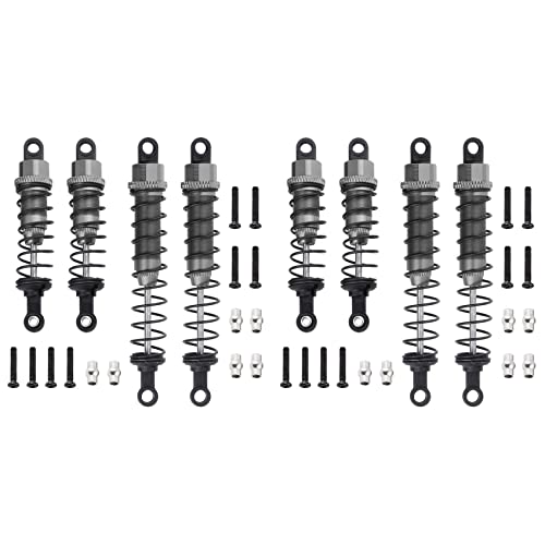 Junguluy 4X mit Metallöl GefüLlter Vorderer und Hinterer StoßDäMpfer für 1/12 12428 12423 RC Car Crawler Upgrade-Teil, von Junguluy