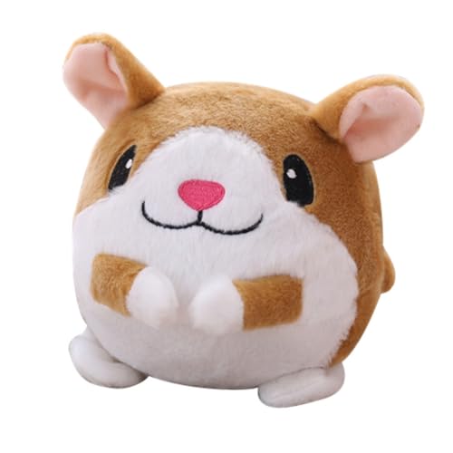 Junguluy Active Moving Pet Plush Interactive Dog Toys, Moving Dog Toy, Washable Cartoon Pig Plush Sound Electronic Dog Toy G von Junguluy