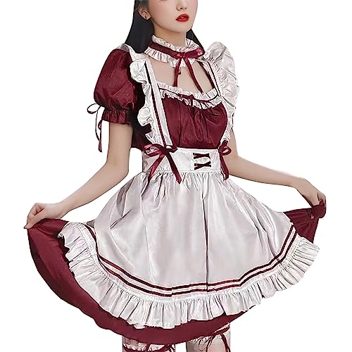 Junhasgood Cosplay-Kostüm Für Herren für Anime-Liebhaber, vielseitig bezaubernd (Wine, S) von Junhasgood