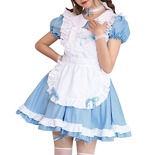 Junhasgood Das Mandalorianische Cosplay-Kostüm Für Erwachsene Männer Bildhauerei, Damenkleid (Blue, L) von Junhasgood