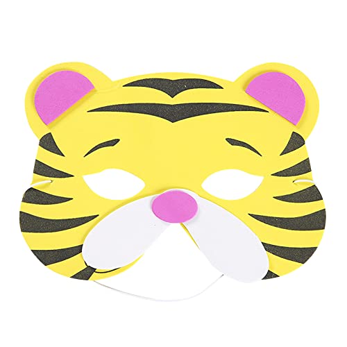 Junhasgood Für Erwachsene Tierwaldmasken mit elastischem TierspielzeugseilKindermasken Tiermasken für Kinder Maskerade Tiermaske (C, One Size) von Junhasgood