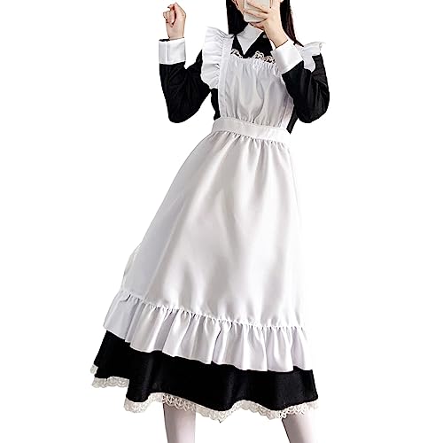 Junhasgood Körper-Halloween-Kostüm, Bühnenkleid, Kostüm, Oktoberfest, Bildhauerei, Damenkleid Raubtier-Kostüm-Cosplay (Black, L) von Junhasgood