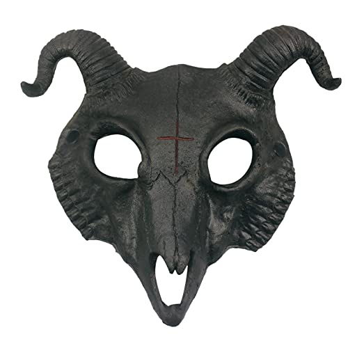 Junhasgood Kostümzubehör Headgear Fork Headgear Headgear Bloody Headgear Creepy Horrific Head Headgear Costumer Evil Dead Cosplay Party Requisiten (Black, One Size) von Junhasgood