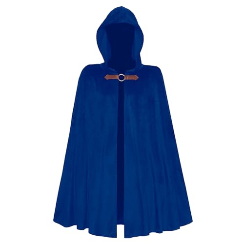 Nezuko Cosplay Kostüm Für Erwachsene mittelalterlicher Schal, Robe, Kostüm (Blue, One Size) von Junhasgood