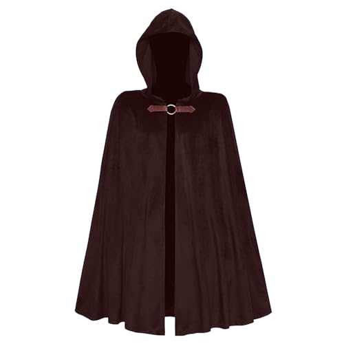 Nezuko Cosplay Kostüm Für Erwachsene mittelalterlicher Schal, Robe, Kostüm (Brown, One Size) von Junhasgood