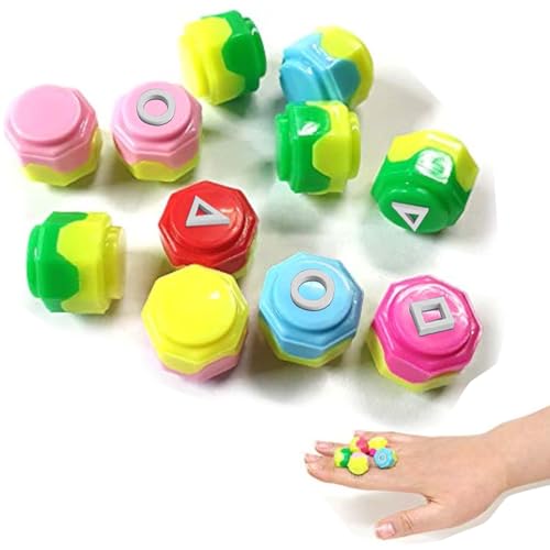 Junjie 15PCS Gonggi Koreanisches Traditionelles Spielspiel, 2025 Gonggi Jack Stone Pebbles Set Spiel, Gonggi Korean Game, Hand Eye Coordination Training, Wurfspiel Spieler Steinspiel (10PCS) von Junjie