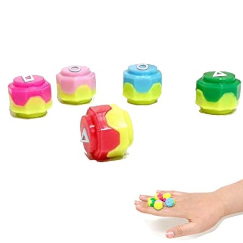 Junjie 15PCS Gonggi Koreanisches Traditionelles Spielspiel, 2025 Gonggi Jack Stone Pebbles Set Spiel, Gonggi Korean Game, Hand Eye Coordination Training, Wurfspiel Spieler Steinspiel (5PCS) von Junjie