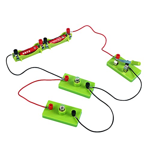 Junterone DIY Circuit Electricity Learning Satz Physik Lernspielzeug für Kinder STEM Experiment, das Praktisches FäHigkeitsspielzeug Unterrichtet von Junterone