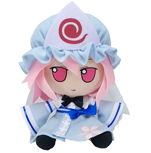 20 cm Anime Fumo Plüsch Stofftier, Cosplay Puppe Plushie Figur Weiche Kissen Puppe Kindergeburtstag Halloween Saigyouziyuyuko von JunziWing