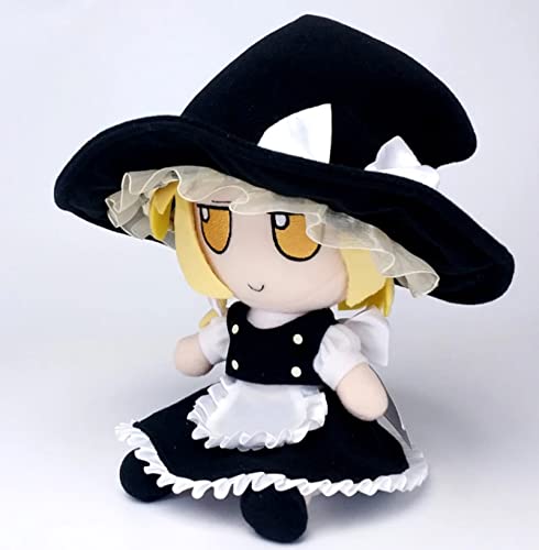 Touhou Project Plüsch Kirisame Maris Puppe Cartoon Fumo Stofftiere Plushie für Fans Kindergeburtstag Halloween Weihnachten (20 cm/7,8 Zoll) Kirisame Marisa von JunziWing