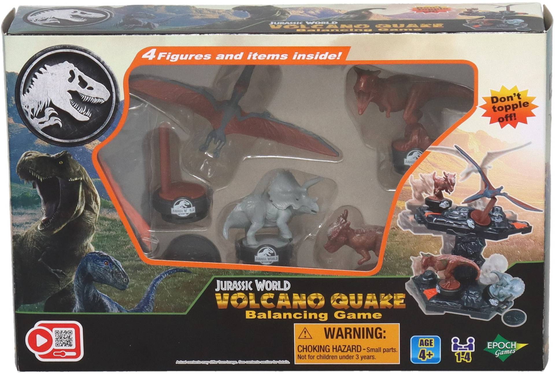 EPOCH Games Jurassic World Volcano Quake - Balancing Game Spiel von Jurassic World