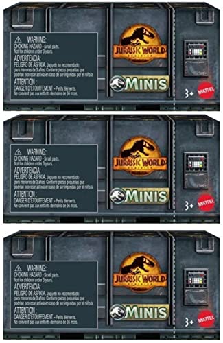 Jurassic World Dominion Minis Surprise Pack Box (3 Stück) von Jurassic World