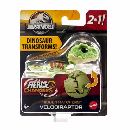 Jurassic World Egg to Velociraptor Dinosaurier Transforming Toy Hidden Hatchers von Jurassic World