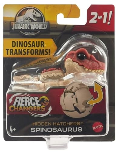 Jurassic World Fierce Changers Hidden Hatchers Dinosaurier verwandelt 2 in 1 (Spinosaurus) von Jurassic World