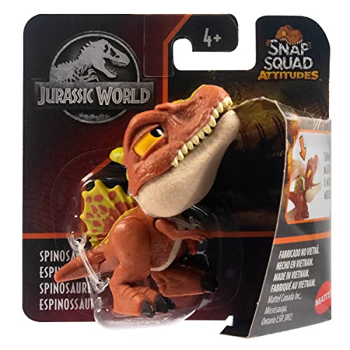 Jurassic World Snap Squad Attitudes Dinosaurier-Figur Spinosaurus von Jurassic World