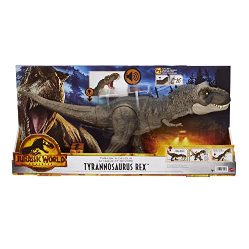 Jurassic World Thrash 'N Devour Tyrannosaurus Rex Figure von Jurassic World