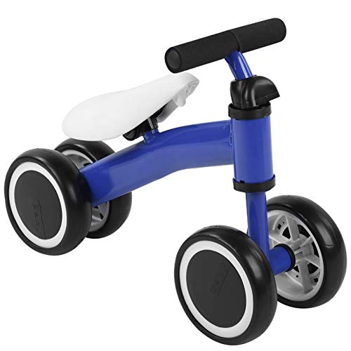 Baby Lauflernrad Baby Balance Scooter Kohlenstoffstahl für Baby Zuhause Im Freien (Blau) von Juroupi