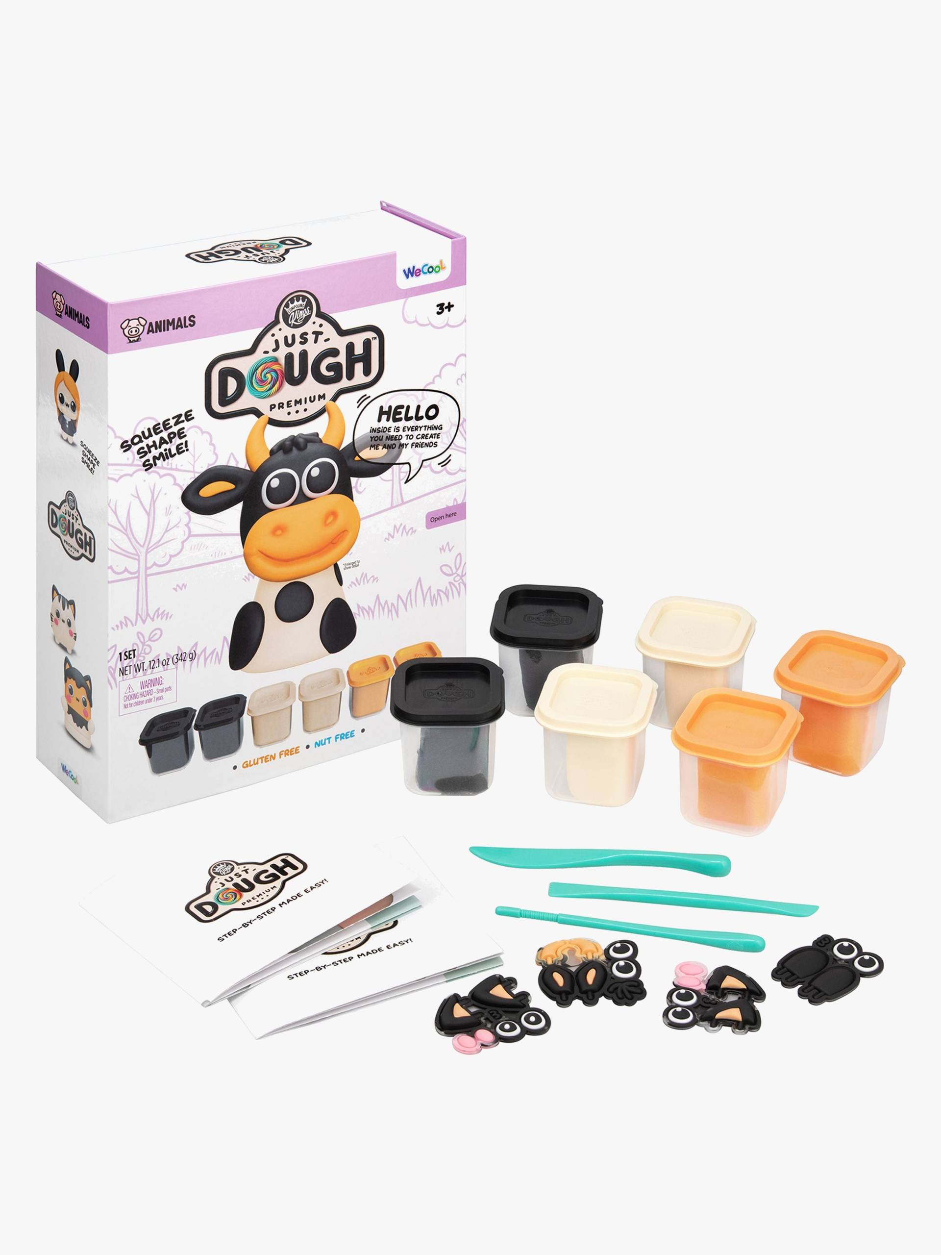 Just Dough Modelliermasse Kuh 57 g, 6er-Pack Just Dough Modelliermasse Kuh 57 g, 6er-Pack von Just Dough