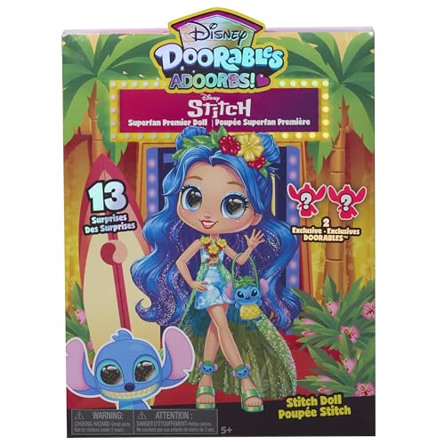 Disney Doorables ADOORBS Stitch Puppe, Sammelpuppen, Kinderspielzeug ab 5 Jahren von Just Play Disney Doorables ADOORBS Stitch Puppe, Sammelpuppen, Kinderspielzeug ab 5 Jahren von Just Play von Just Play