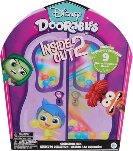 Disney Doorables Just Play Steht Kopf 2 Collection Peek, 9 Exklusive 3,8 cm große Sammelfiguren, Kinderspielzeug ab 5 Jahren von Just Play