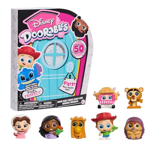 Disney Doorables Just Play Pixel Perfect Multi Peek, 3,8 cm große Sammelfiguren, eine Überraschung hinter jeder Tür, Kinderspielzeug ab 5 Jahren von Just Play