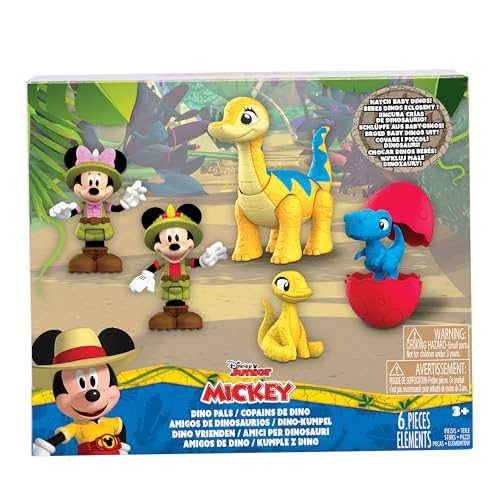 Disney Junior Mickey Mouse Funhouse Dino Pals 7-teiliges Figuren-Set, Dinosaurier, Kinderspielzeug ab 3 Jahren Just Play Disney Junior Mickey Mouse Funhouse Dino Pals 7-teiliges Figuren-Set, Dinosaurier, Kinderspielzeug ab 3 Jahren Just Play von Just Play
