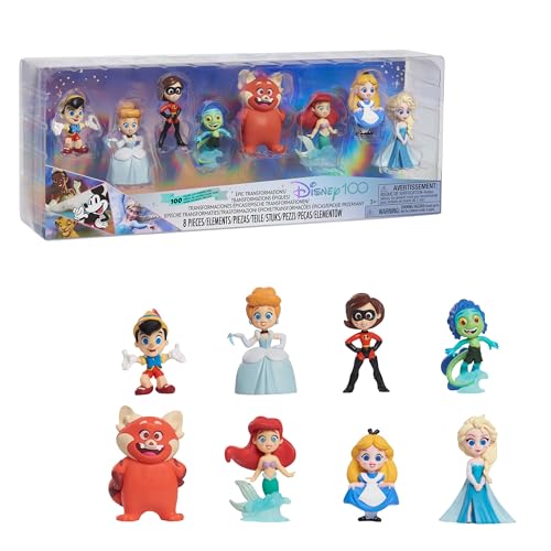 Disney100 Years of Epic Transformations, Limited Edition 8-teiliges Figuren-Set, Kinderspielzeug ab 3 Jahren Just Play von Just Play